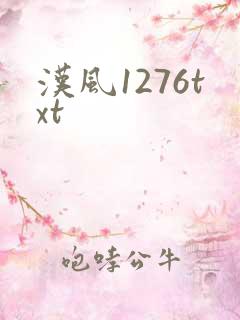 汉风1276txt