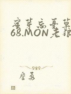 蜜芽忘忧草.768.MON老狼