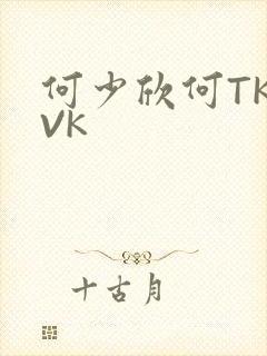 何少欣何TK脚VK
