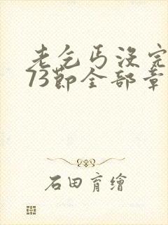 老乞丐没完没了73节全部章节内容