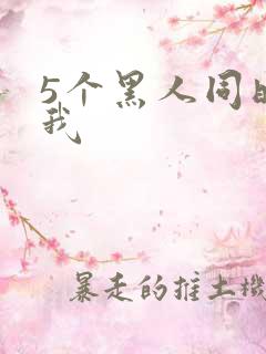 5个黑人同时玩我