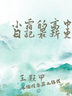 小霜的高中成长日记最新更新