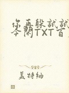 你再躲试试BY今闲TXT百度网盘