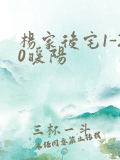 杨家后宅1-20暖阳