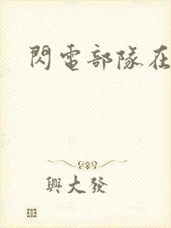 闪电部队在行动