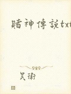 赌神传说txt