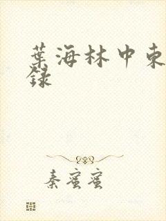 叶海林中东风云录