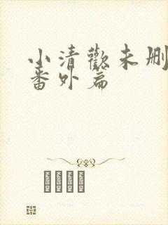 小清欢未删减版番外篇