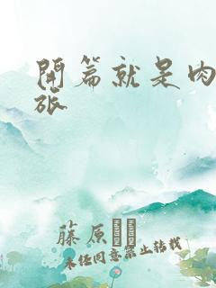 开篇就是肉的军旅