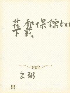 花都保镖txt下载