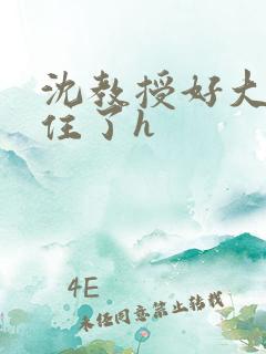 沈教授好大含不住了h