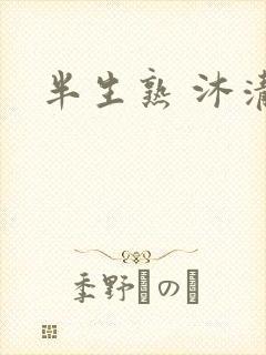 半生熟 沐清雨