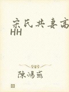 宋氏共妻高黄HHH