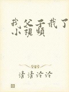 我父子截了一段小视频