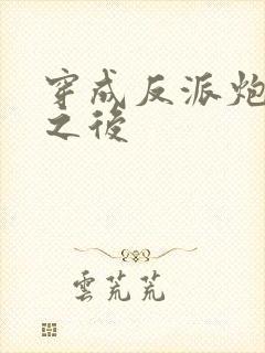 穿成反派炮灰攻之后