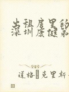 出租房里的交互深圳康健第二部