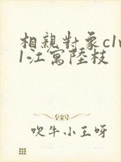 相亲对象c1v1江寓陆枝