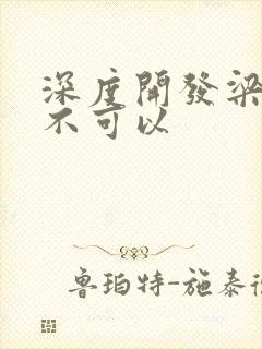 深度开发梁医生不可以