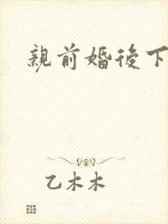 亲前婚后下载
