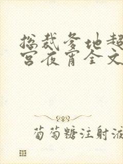 总裁爹地超给力宫夜宵全文免费