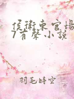 侯卫东官场笔记7有声小说