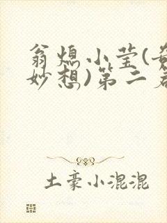 翁熄小莹(奇思妙想)第二篇