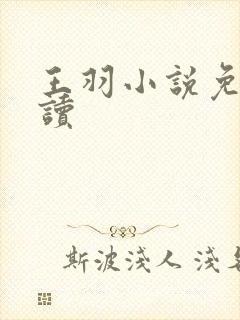 王羽小说免费阅读