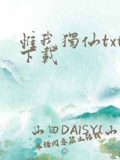 惟我独仙txt下载