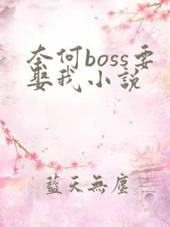 奈何boss要娶我小说