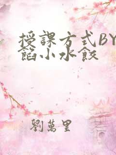 授课方式BY肉馅小水饺