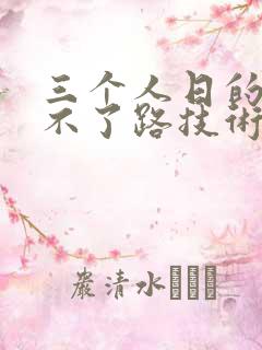 三个人日的我走不了路技术