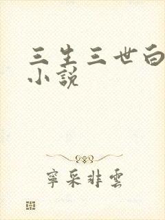 三生三世白暮泪小说