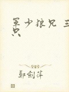 军少狼兄 三两只