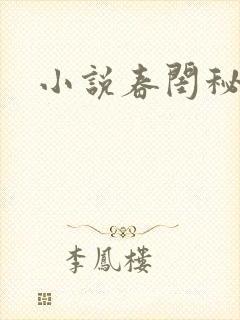 小说春闺秘史
