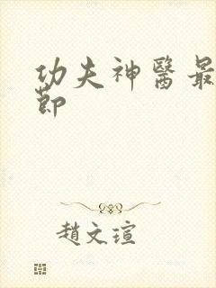 功夫神医最新章节