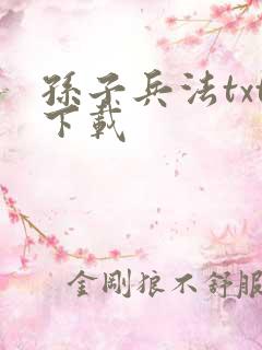 孙子兵法txt下载