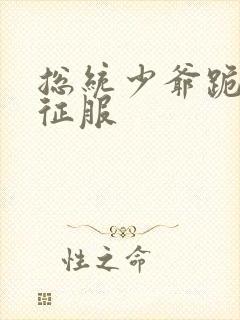 总统少爷跪地唱征服