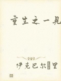 重生之一见倾心