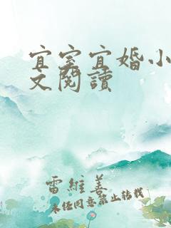 宜室宜婚小说全文阅读