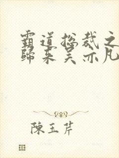 霸道总裁之出狱归来吴亦凡