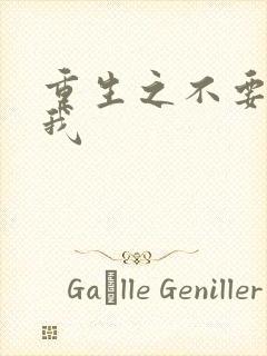 重生之不要爱上我