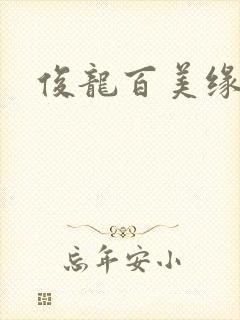 俊龙百美缘小说