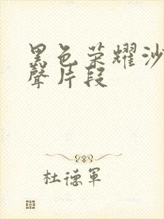 黑色荣耀沙发原声片段