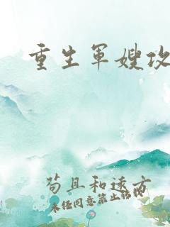 重生军嫂攻略