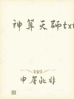 神算天师txt