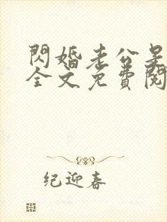 闪婚老公是总裁全文免费阅读