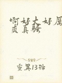 啊好大好厉害好爽真骚