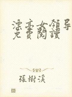 漂亮女领导全文免费阅读