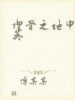 埋骨之地申屠奎英