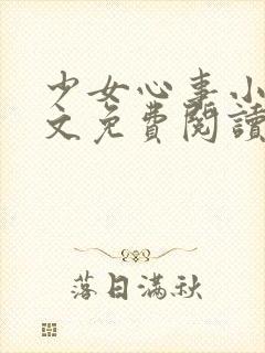 少女心事小说全文免费阅读